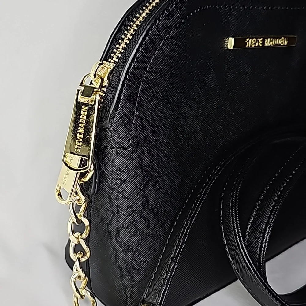 STEVE MADDEN ▪︎ BLACK CROSSBODY PURSE - Picture 4 of 9